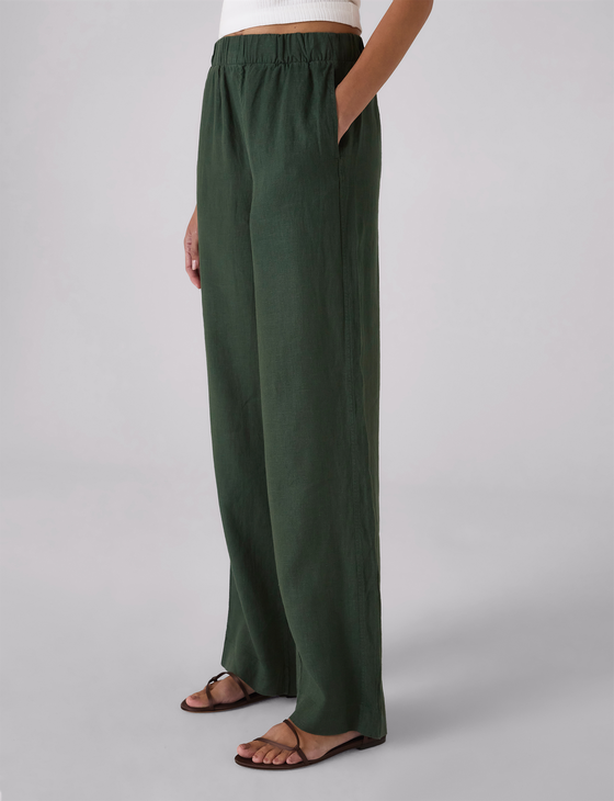 The Palazzo: Linen, Hunter Green