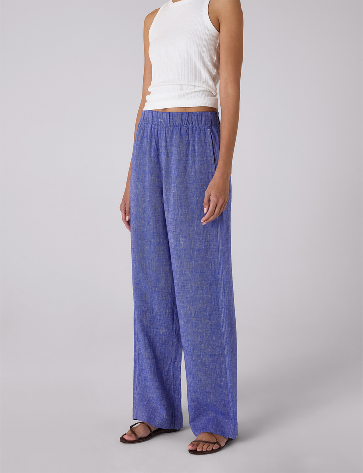 The Palazzo: Linen, Lapis Blue