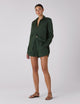 The Boyfriend: Linen, Hunter Green