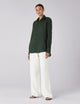 The Boyfriend: Linen, Hunter Green