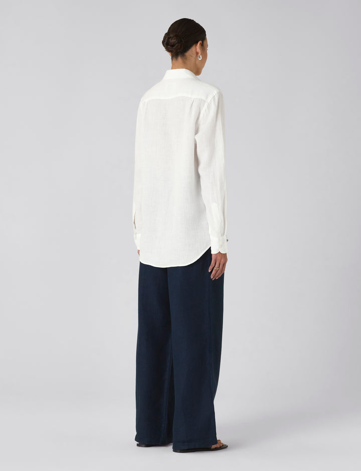 The Boyfriend: Linen, White