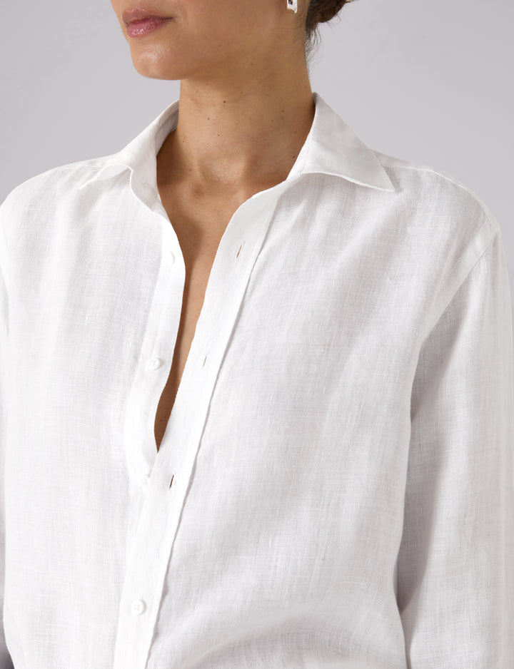 The Boyfriend: Linen, White