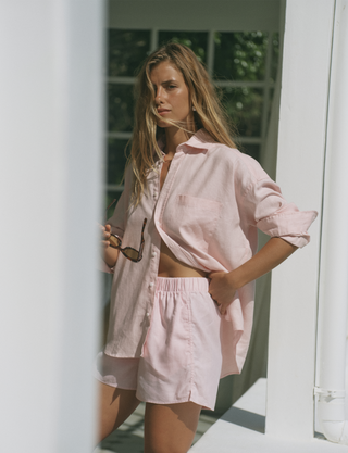 The Set: Hemp Blush Pink Shirt & Boxer