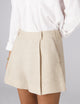 Penn Tailored Short: Linen, Oatmeal