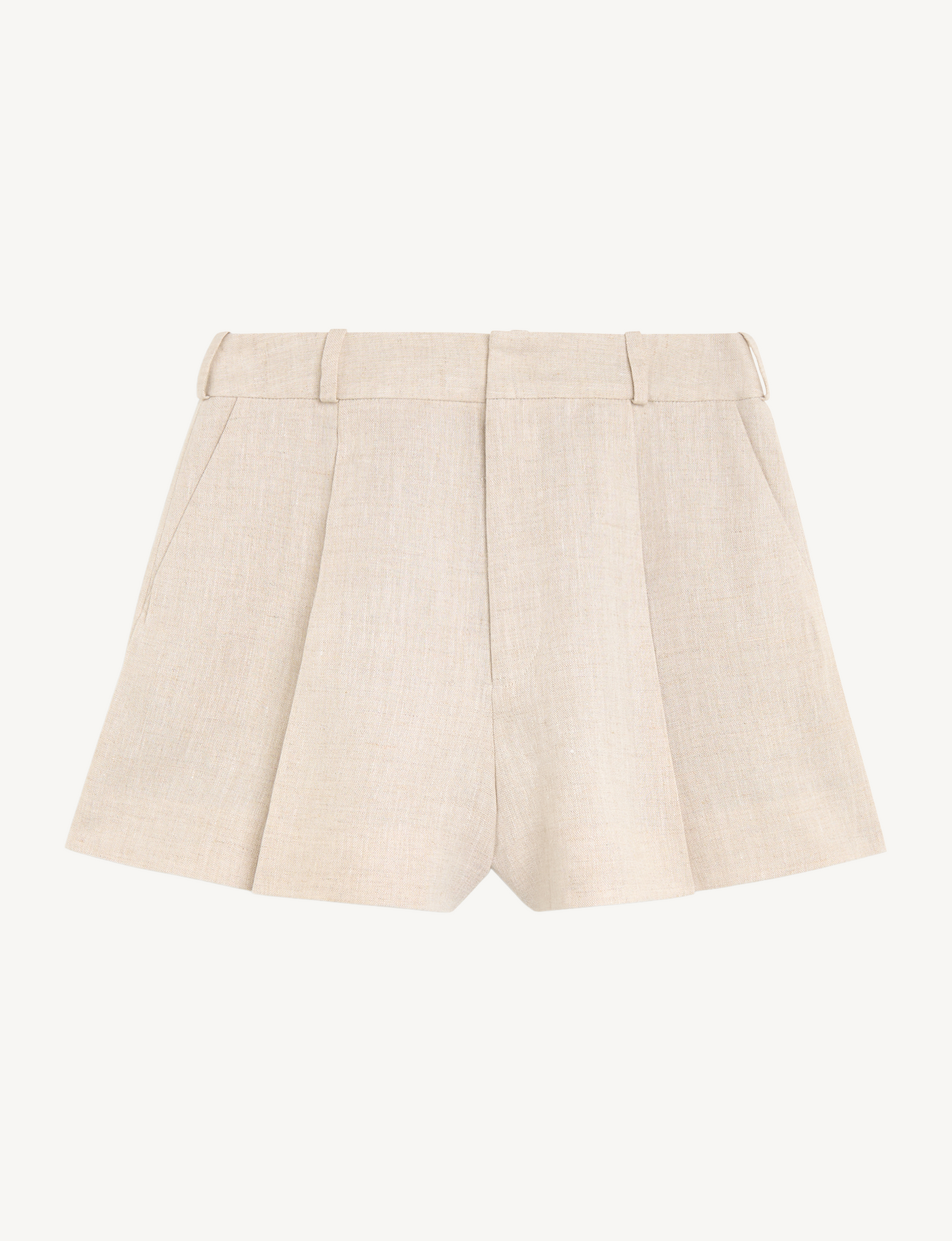 Penn Tailored Short: Linen, Oatmeal