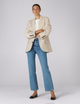 Hutton Blazer: Linen, Oatmeal