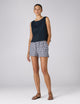 The Set: Jackie Top & Gingham Navy Court Short