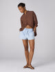 Ceiriad Shorts: Fine Poplin, Icy Blue x Lucy Williams