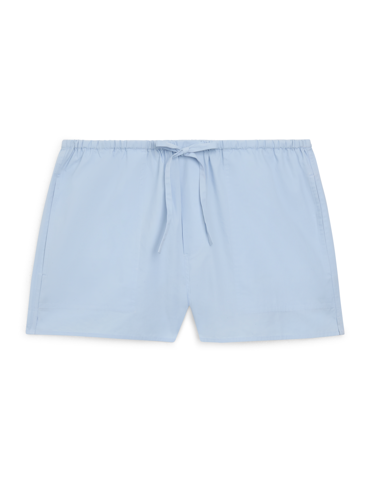 Ceiriad Shorts: Fine Poplin, Icy Blue x Lucy Williams
