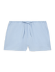 Ceiriad Shorts: Fine Poplin, Icy Blue x Lucy Williams