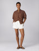 Ceiriad Shorts: Fine Poplin, White x Lucy Williams