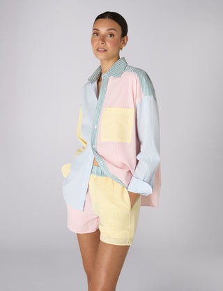 The Weekend: Seersucker, Multi Patchwork