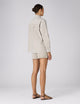 The Set: Seersucker, Mocha Stripe Shirt & Boxer Shorts