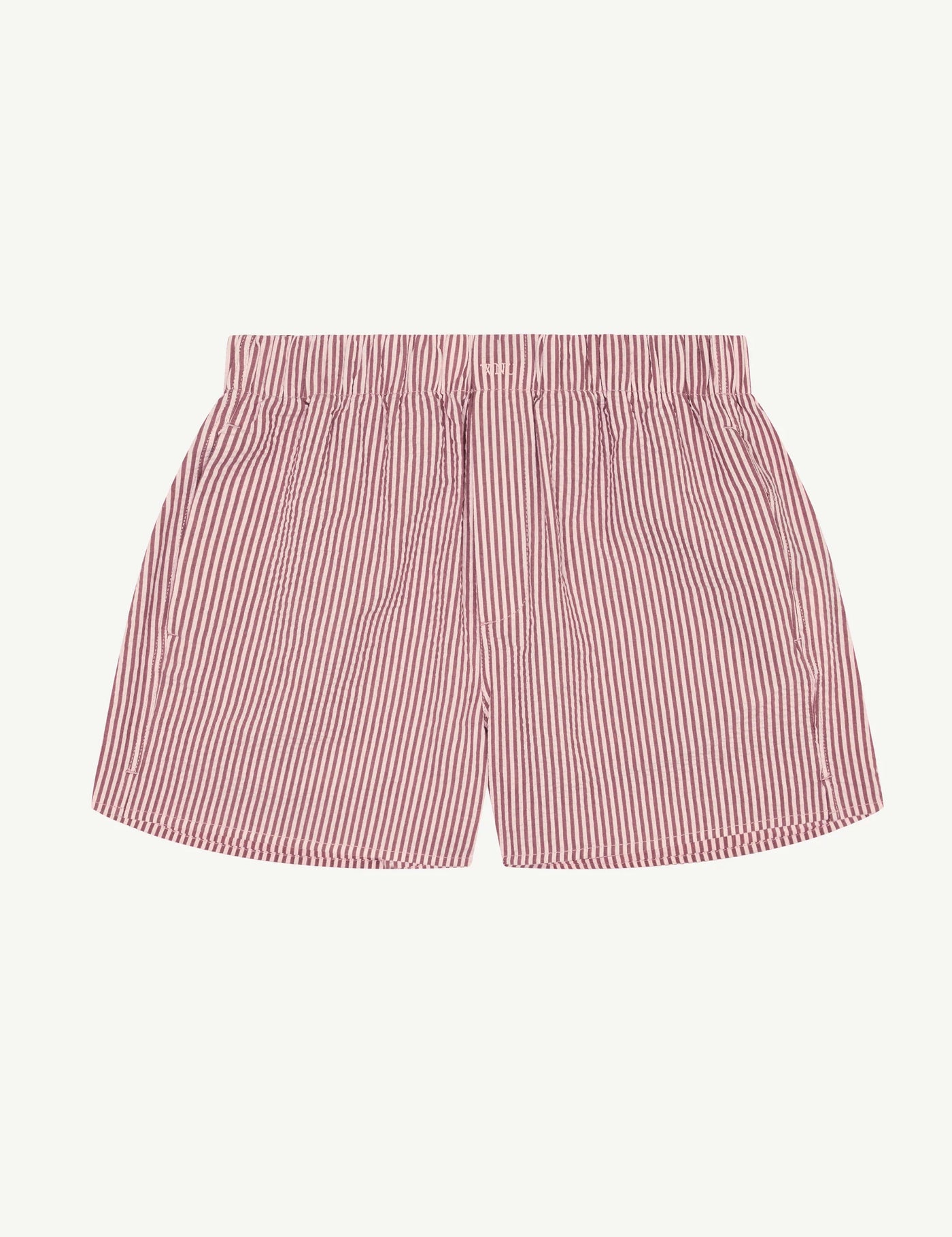 The Boxer: Seersucker, Pink and Berry Stripe