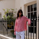 Sifnos Trousers: Fine Poplin, White x Lucy Williams