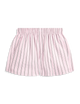 The Boxer: Seersucker, Pale Pink and Mocha Multi Stripe