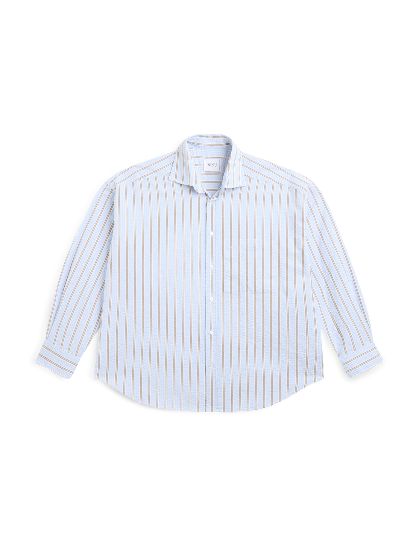 The Weekend: Seersucker, Icy Blue and Mocha Multi Stripe