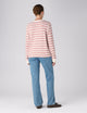 Bessette Top: Jersey, Sienna and Sky Blue Stripe