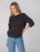 Bessette Top: Cotton Jersey, Ember