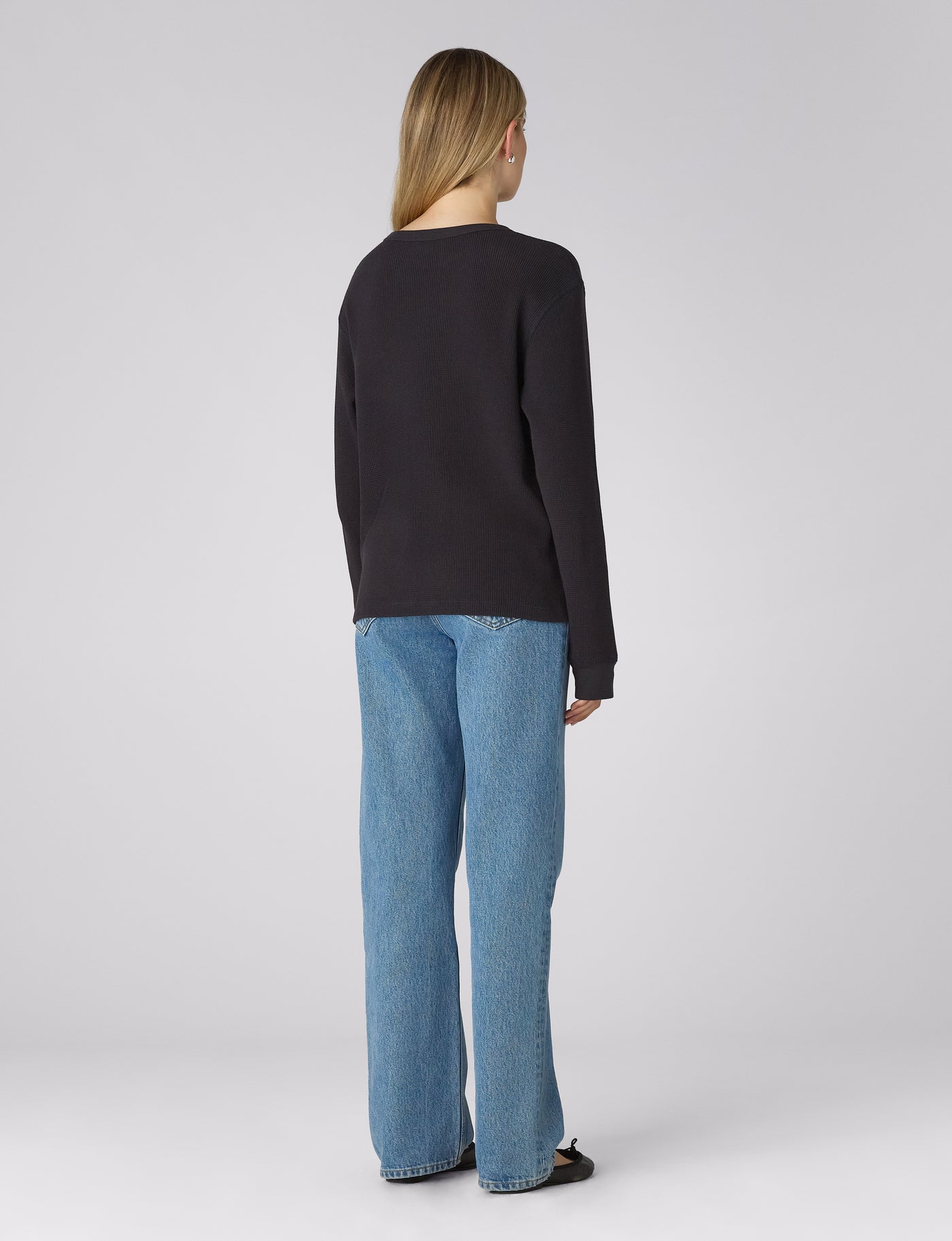 Bessette Top: Cotton Jersey, Ember