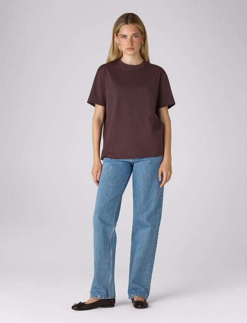 Soho T-Shirt: Cotton Jersey, Chocolate