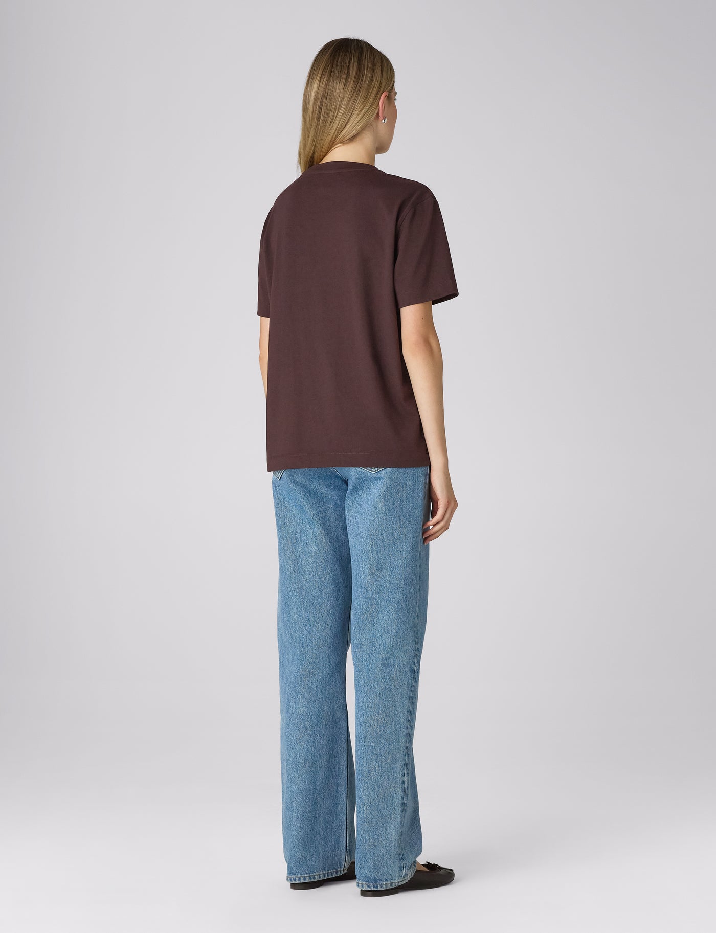 Soho T-Shirt: Cotton Jersey, Chocolate