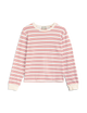 Bessette Top: Jersey, Sienna and Sky Blue Stripe