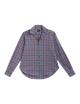 The Classic: Fine Brushed, Navy Green and Red Check