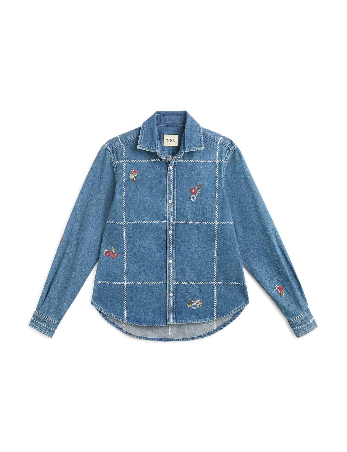 The Classic: Denim, Embroidered