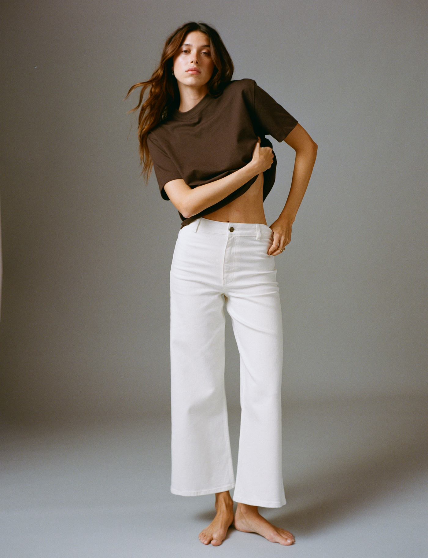 Soho T-Shirt: Cotton Jersey, Chocolate