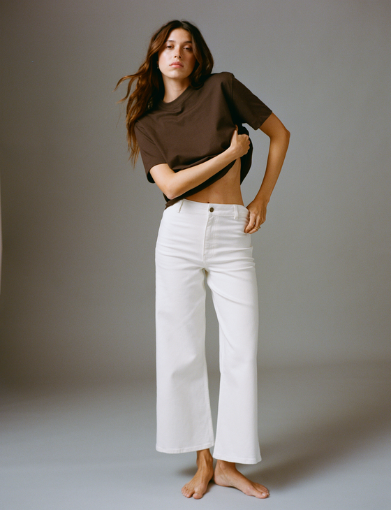 Soho T-Shirt: Cotton Jersey, Chocolate