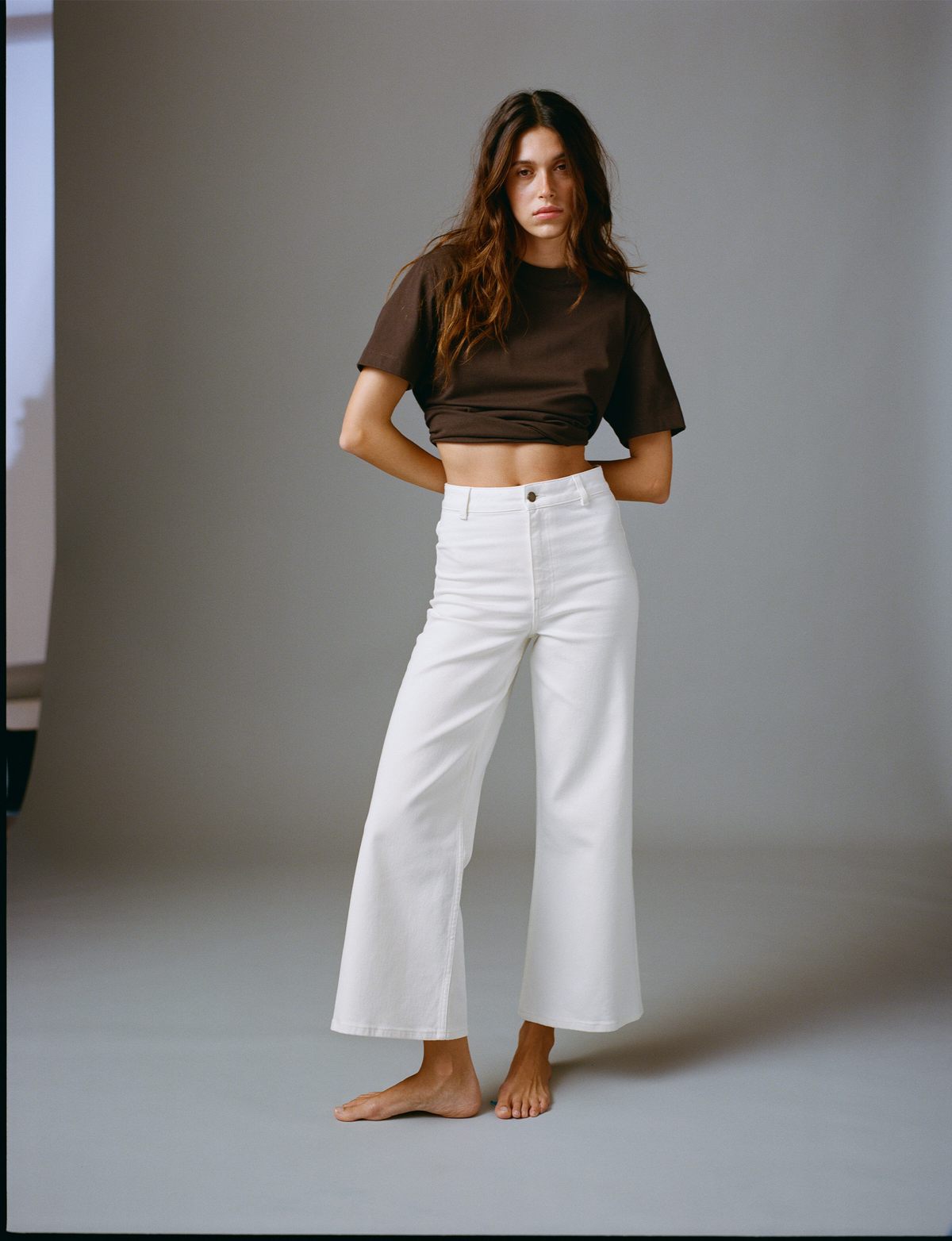 Stevie Jeans Cropped Flare Leg High Waist