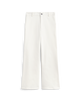 Stevie Jeans: Cropped Flare Leg - High Waist, White