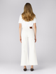 Stevie Jeans: Cropped Flare Leg - High Waist, White