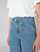 Stevie Jeans: Cropped Flare Leg - High Waist, Light Blue