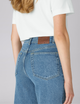 Stevie Jeans: Cropped Flare Leg - High Waist, Light Blue