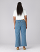 Stevie Jeans: Cropped Flare Leg - High Waist, Light Blue