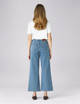 Stevie Jeans: Cropped Flare Leg - High Waist, Light Blue