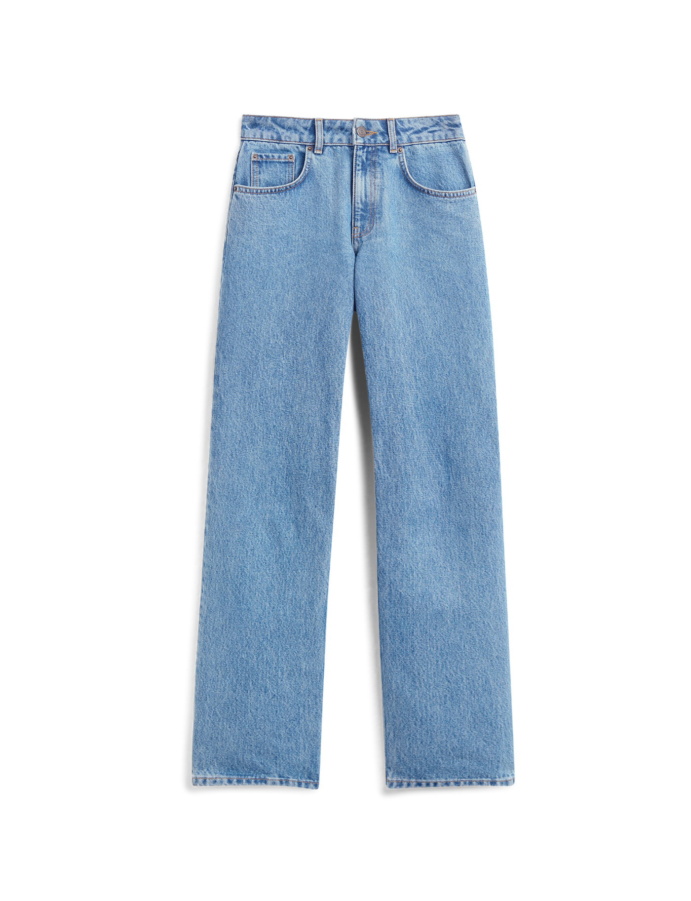 Crawford Jeans: Straight Leg - High Waist, Light Blue