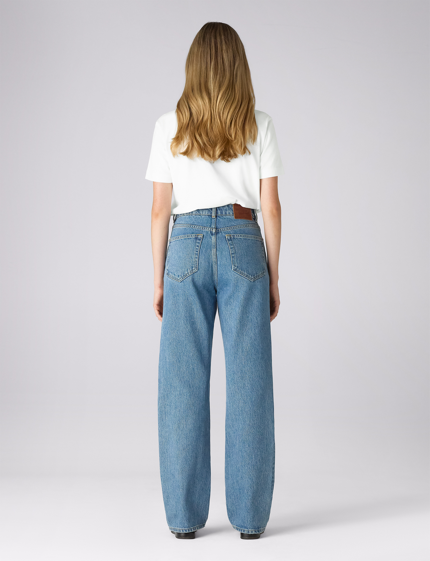 Crawford Jeans: Straight Leg - High Waist, Light Blue