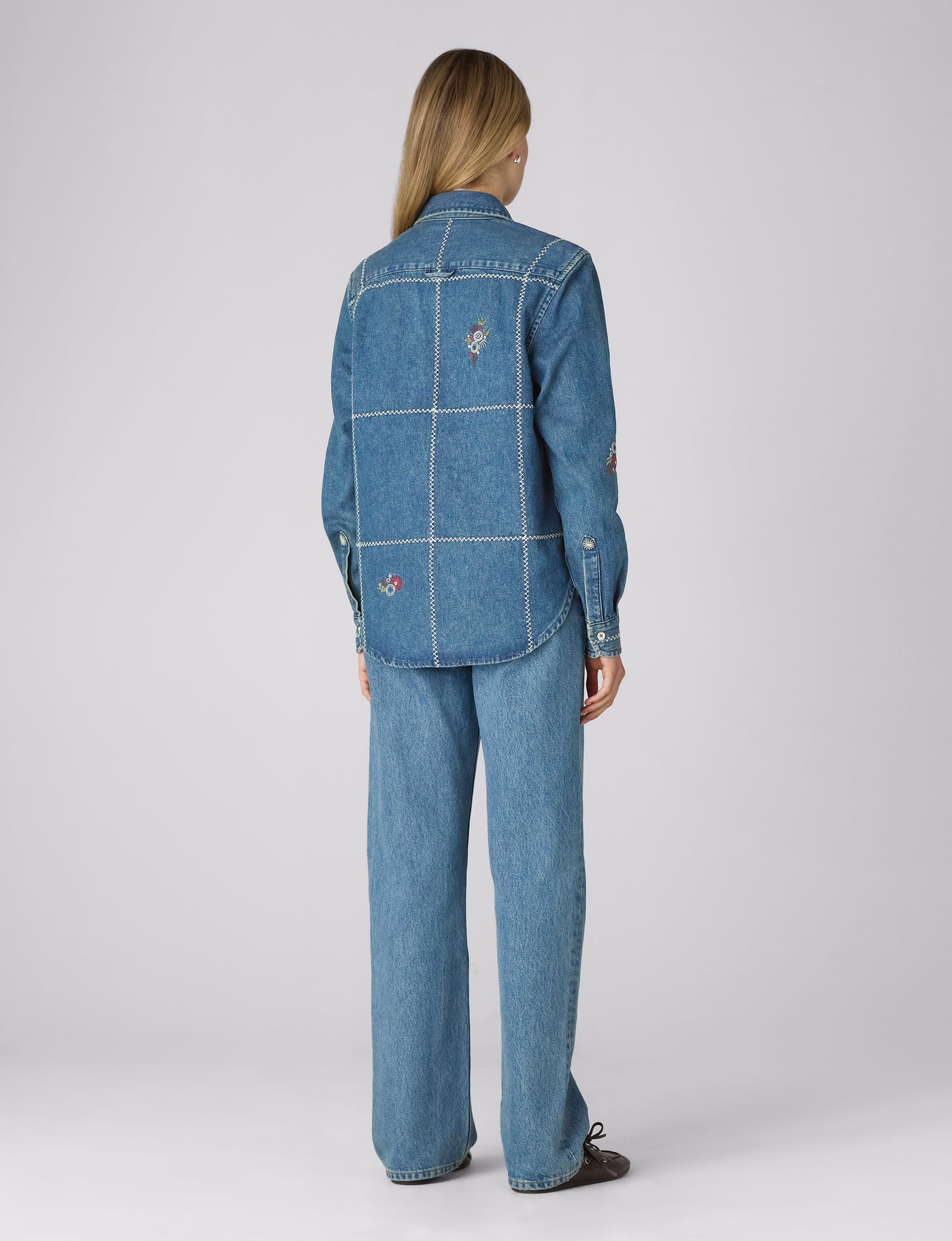 The Classic: Denim, Embroidered