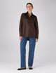 The Boyfriend: Fine Poplin, Chocolate
