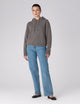 Iona Hoodie: Yak Wool, Dark Grey