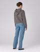 Iona Hoodie: Yak Wool, Dark Grey