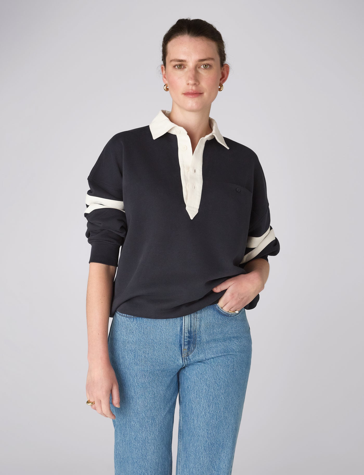 Richmond Rugby: Cotton Jersey, Navy Blue