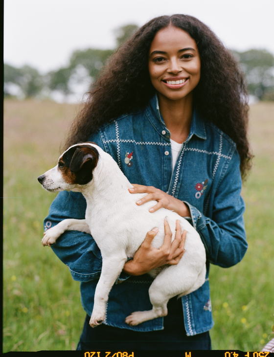 The Classic: Denim, Embroidered