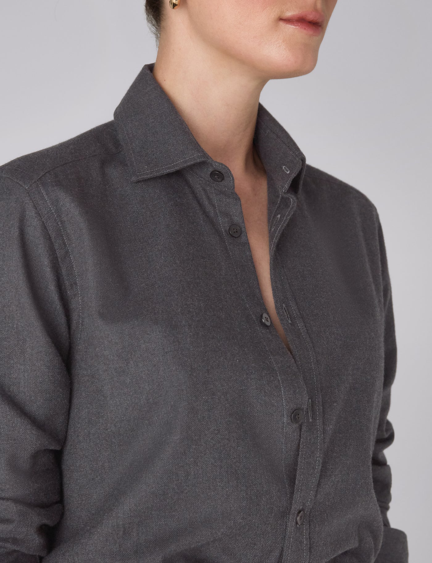 The Classic: Fine Brushed, Solid Dark Grey