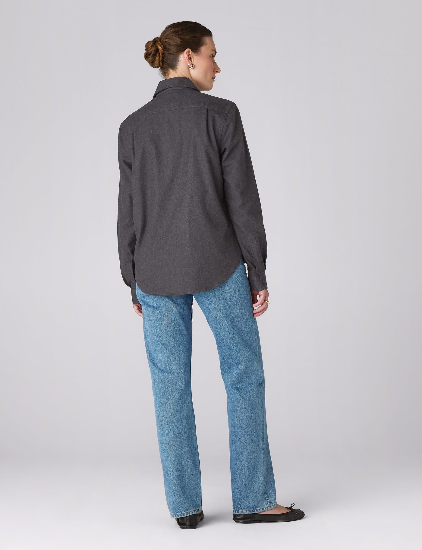 The Classic: Fine Brushed, Solid Dark Grey
