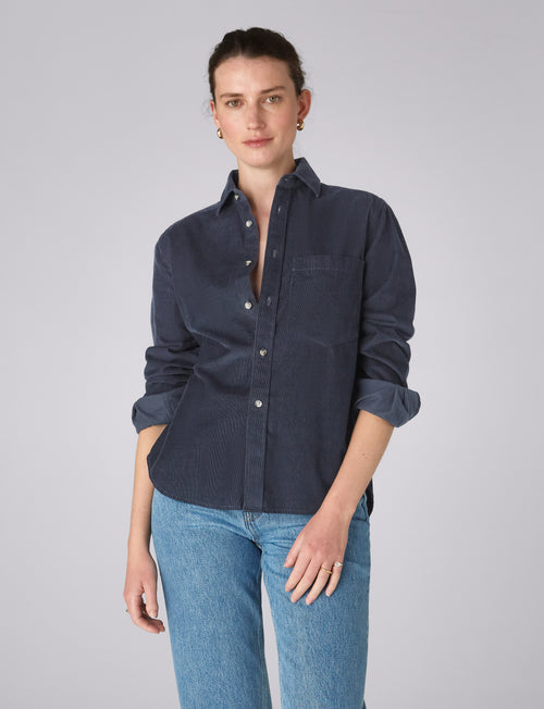 The Classic: Corduroy, Navy