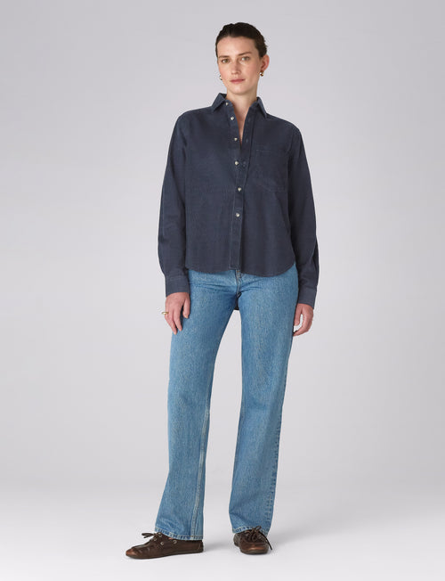 The Classic: Corduroy, Navy